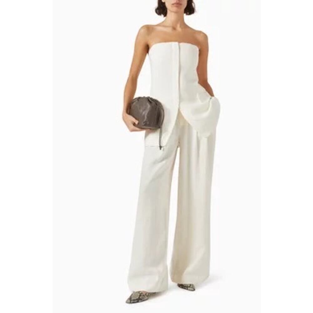 St.Agni Women's Tailored Strapless Top - Picture 2 of 12